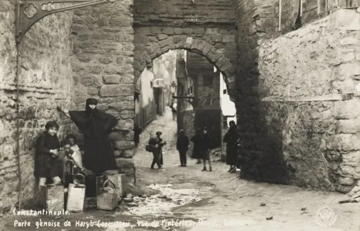 Framed Print : Genoese Gate looking East at Galata Framed Print : Genoese Gate looking East at Galata