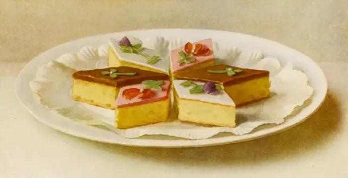 Framed Print : Genoese Iced Cakes Framed Print : Genoese Iced Cakes