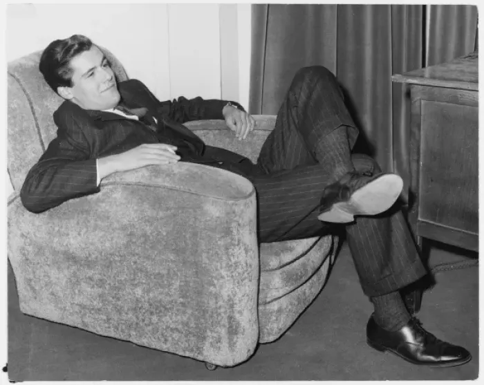 Framed Print : Gent in an Armchair Framed Print : Gent in an Armchair