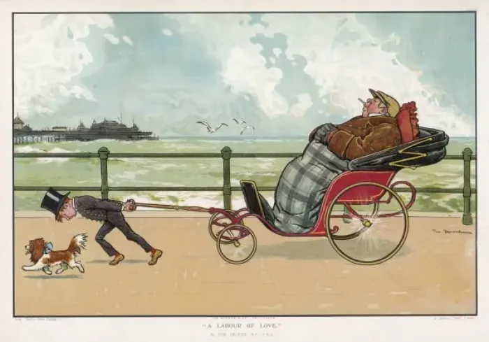 Framed Print : Gent in Bath Chair Framed Print : Gent in Bath Chair