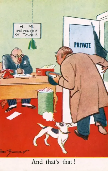 Framed Print : Gentleman storming out of a meeting with the Taxman Framed Print : Gentleman storming out of a meeting with the Taxman