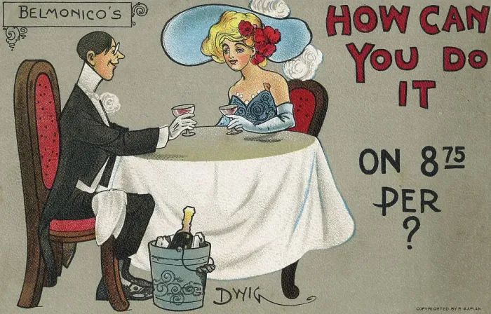 Framed Print : Gentleman wines and dines his lady in style but at low cost Framed Print : Gentleman wines and dines his lady in style but at low cost