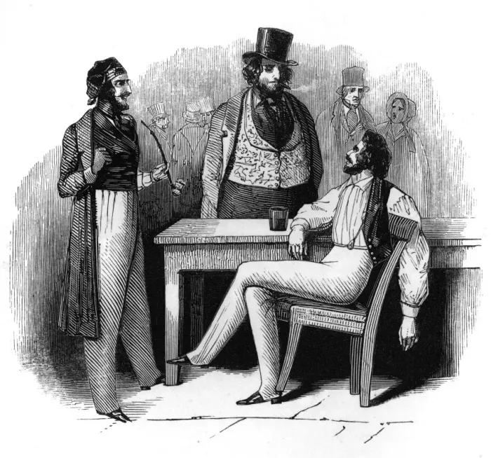 Framed Print : Gentlemen Debtors Framed Print : Gentlemen Debtors