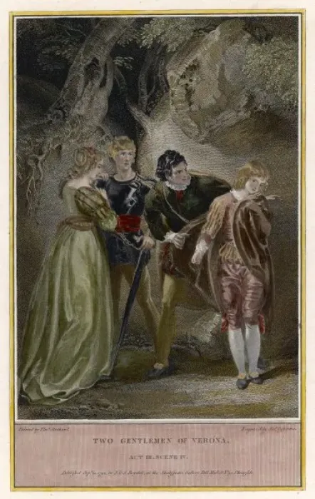 Framed Print : Two Gentlemen of Verona Framed Print : Two Gentlemen of Verona