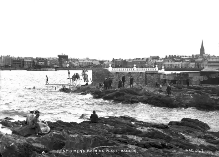 Framed Print : Gentlemens Bathing Place, Bangor Framed Print : Gentlemens Bathing Place, Bangor