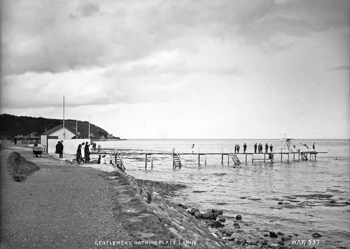 Framed Print : Gentlemens Bathing Place, Larne Framed Print : Gentlemens Bathing Place, Larne