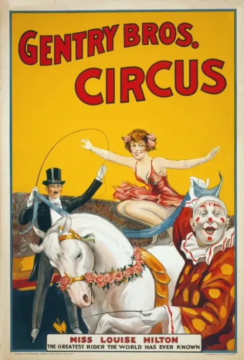 Framed Print : Gentry Bros. circus Miss Louise Hilton, the greatest rider t Framed Print : Gentry Bros. circus Miss Louise Hilton, the greatest rider t