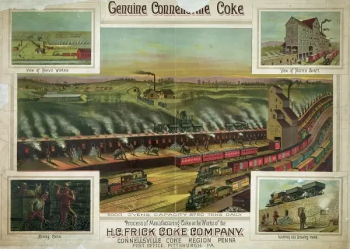 Framed Print : Genuine Connellsville coke Framed Print : Genuine Connellsville coke