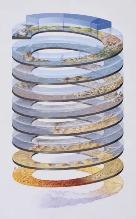 Framed Print : Geological timescale Framed Print : Geological timescale