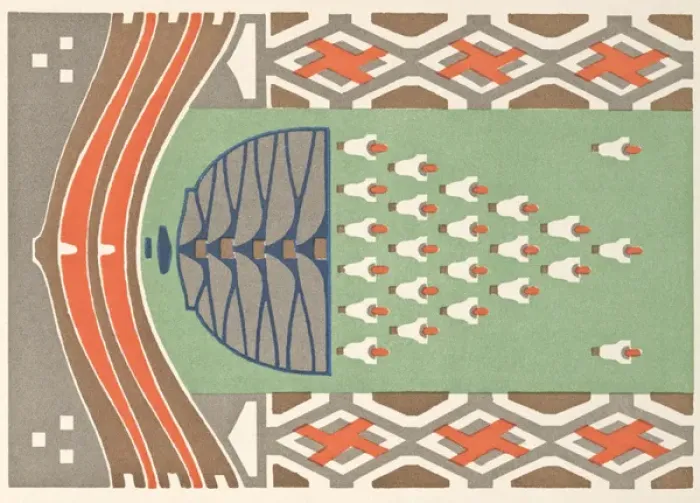 Framed Print : Geometrical abstract design Framed Print : Geometrical abstract design