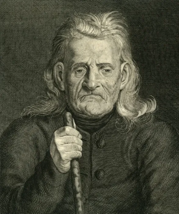 Framed Print : Georg Franck at Age 94 Framed Print : Georg Franck at Age 94
