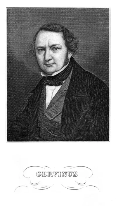 Framed Print : Georg Gott. Gervinus Framed Print : Georg Gott. Gervinus
