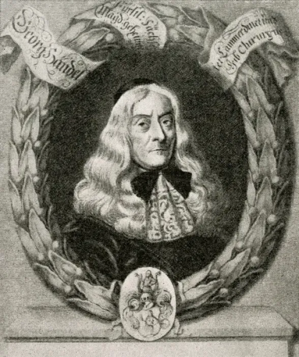 Framed Print : Georg Handel / Father Framed Print : Georg Handel / Father