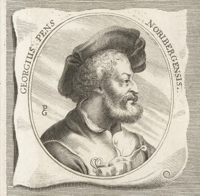 Framed Print : Georg Pencz, German engraver, painter and printmaker Framed Print : Georg Pencz, German engraver, painter and printmaker