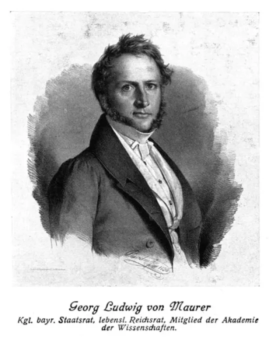 Framed Print : Georg Von Maurer Framed Print : Georg Von Maurer