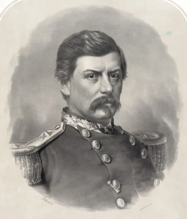 Framed Print : George B. McClellan. Major General commanding U. S. Army Framed Print : George B. McClellan. Major General commanding U. S. Army