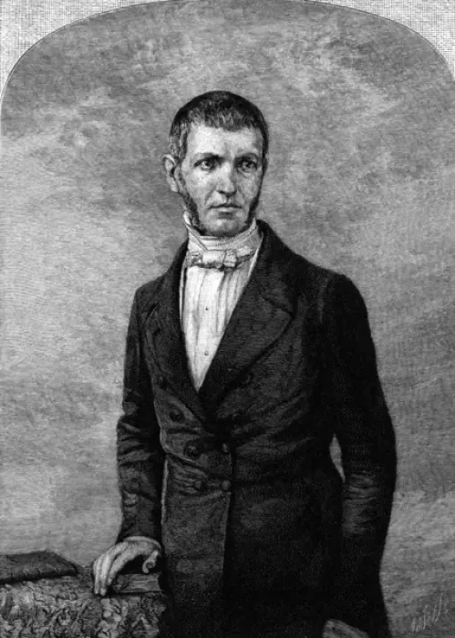 Framed Print : George Bancroft as a young man Framed Print : George Bancroft as a young man