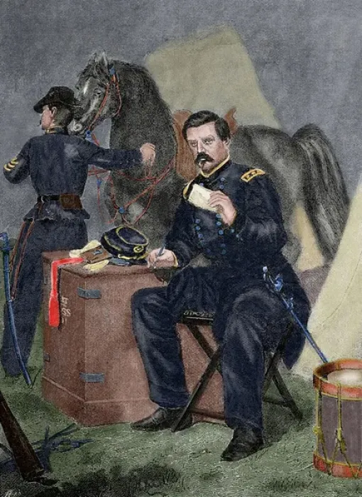 Framed Print : George Brinton McClellan (1826 A?o?A? 1885). Militar (Amer Framed Print : George Brinton McClellan (1826 A?o?A? 1885). Militar (Amer