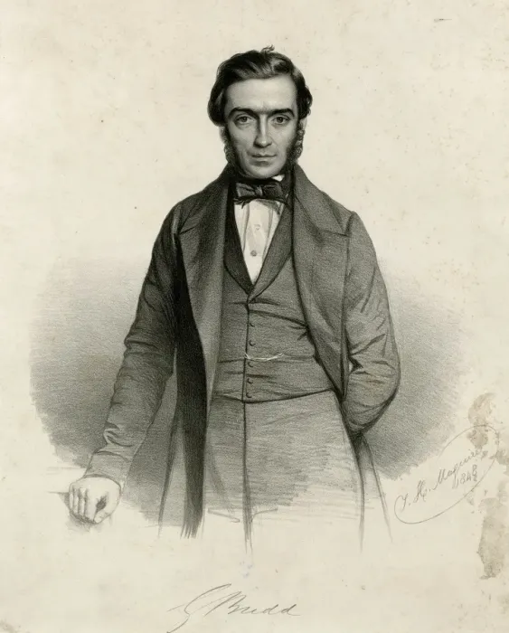 Framed Print : George Budd, English physician Framed Print : George Budd, English physician