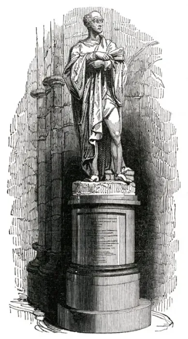 Framed Print : George Canning - Statue in Westminster Abbey, London