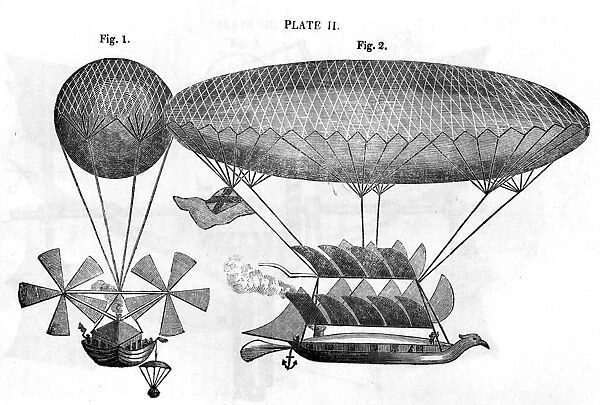 George Cayleys third design for an airship