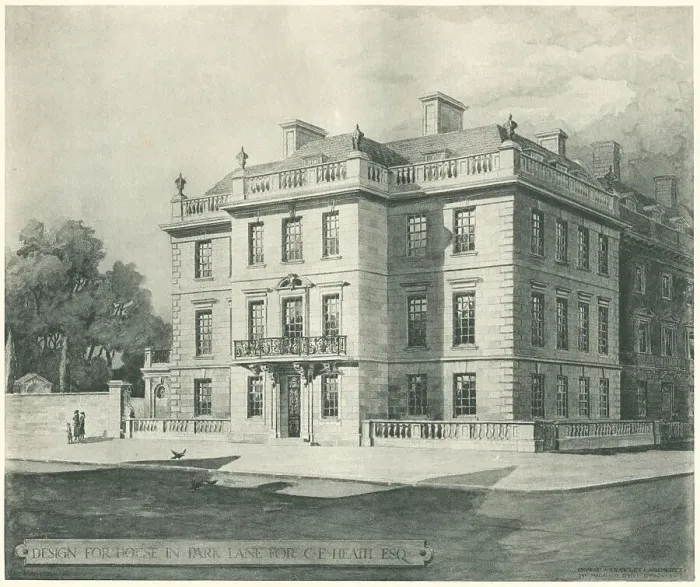 Framed Print : George Crawley, House In Park Lane Framed Print : George Crawley, House In Park Lane
