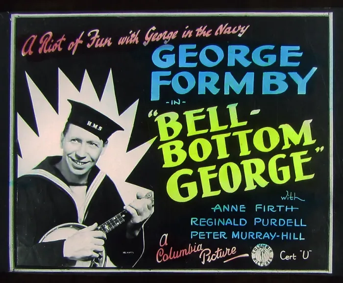 Framed Print : George Formby Bell Bottom George cinema projection Framed Print : George Formby Bell Bottom George cinema projection