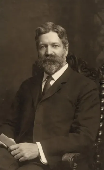 Framed Print : George Foster Peabody, half-length portrait, sitting, facing Framed Print : George Foster Peabody, half-length portrait, sitting, facing