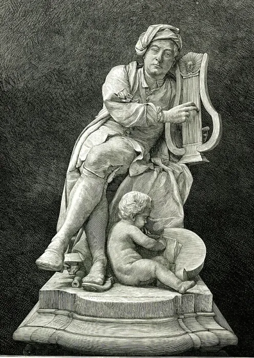 Framed Print : George Frederick Handel by Roubillac Framed Print : George Frederick Handel by Roubillac
