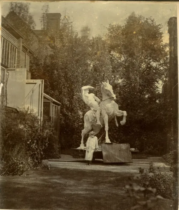Framed Print : George Frederick Watts, statue Physical Energy Framed Print : George Frederick Watts, statue Physical Energy