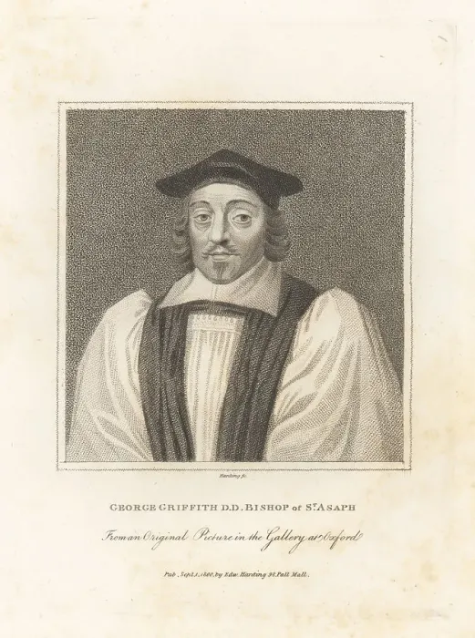 Framed Print : George Griffith, Bishop of St. Asaph, 1601-1666 Framed Print : George Griffith, Bishop of St. Asaph, 1601-1666