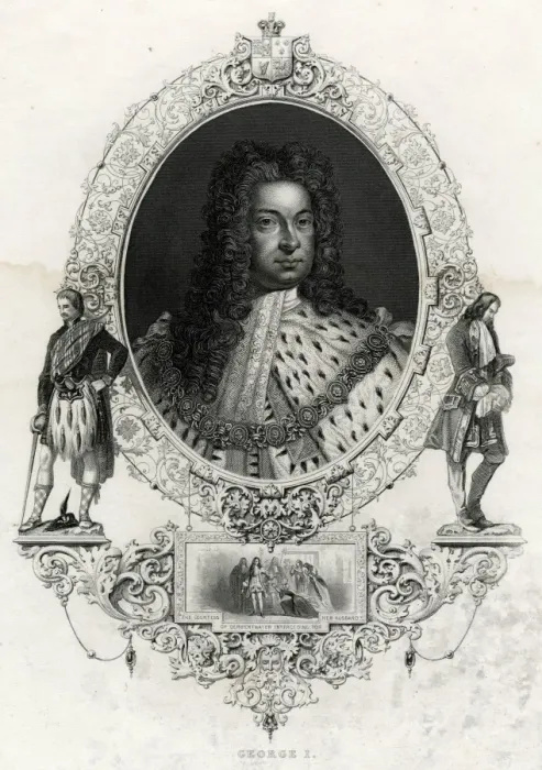 Framed Print : George I / Anon Eng Framed Print : George I / Anon Eng