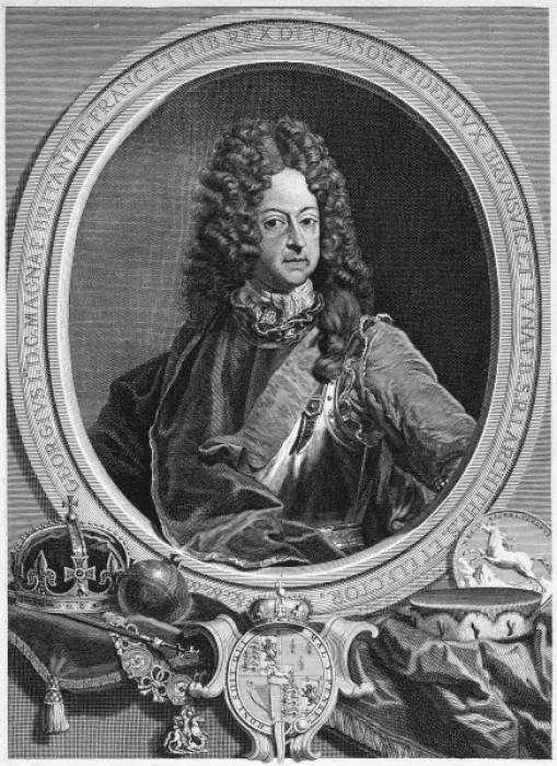 Framed Print : George I / Fursten Framed Print : George I / Fursten