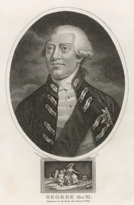 Framed Print : George III Oval Framed Print : George III Oval