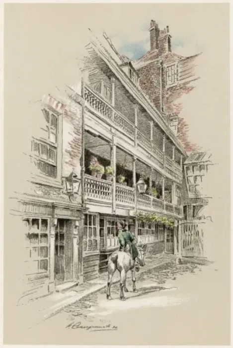 Framed Print : George Inn, Southwark Framed Print : George Inn, Southwark