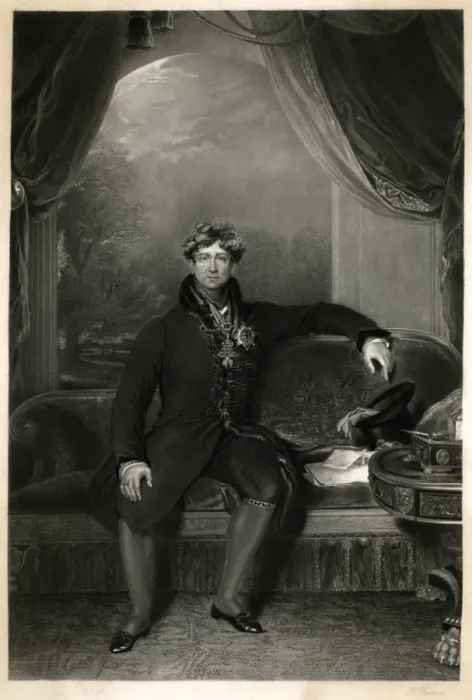 Framed Print : George IV (1762 - 1830). King of Great Britain and Ireland reigned (1820 1830) Framed Print : George IV (1762 - 1830). King of Great Britain and Ireland reigned (1820 1830)