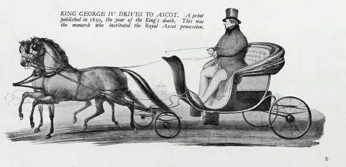Framed Print : George IV Drives to Ascot Framed Print : George IV Drives to Ascot