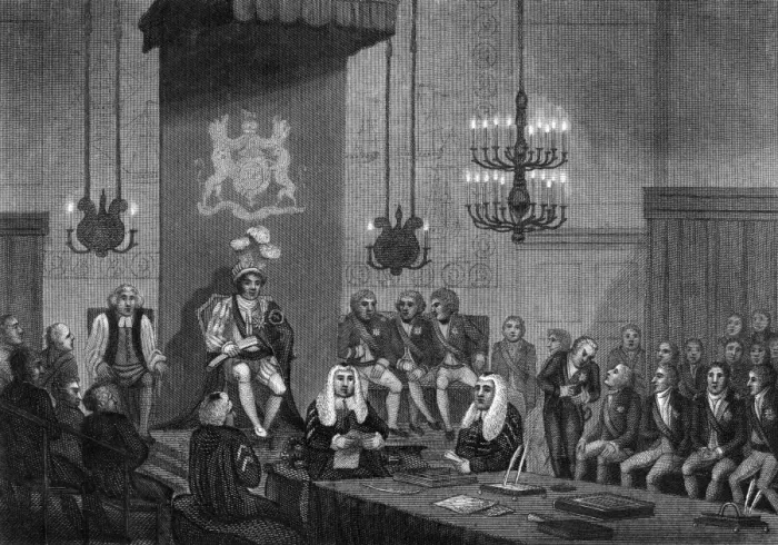 Framed Print : George IV House of Lords Framed Print : George IV House of Lords