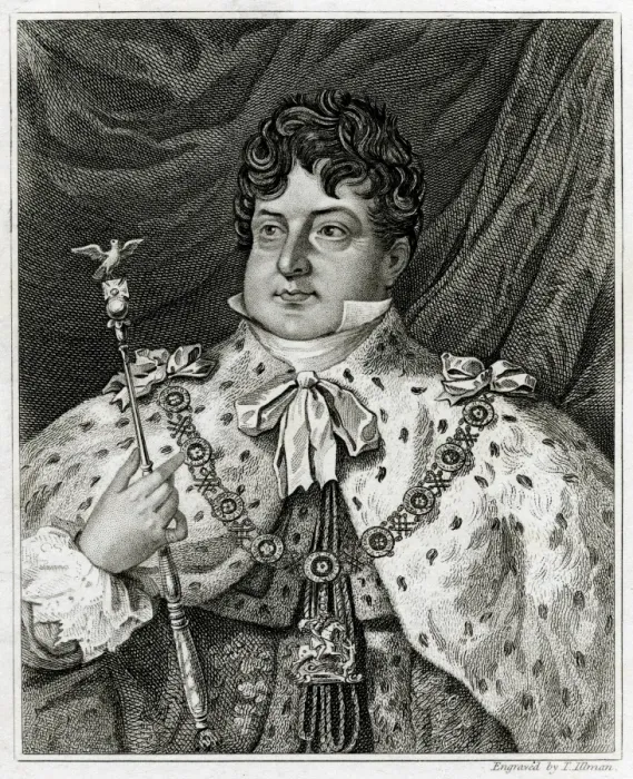 Framed Print : George Iv / Illman 1824 Framed Print : George Iv / Illman 1824