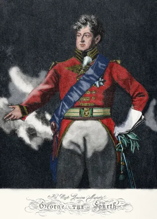 Framed Print : George IV of the United Kingdom (1762-1830). Portrait. Color Framed Print : George IV of the United Kingdom (1762-1830). Portrait. Color