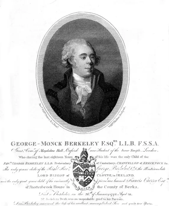 Framed Print : GEORGE MONCK BERKELEY Framed Print : GEORGE MONCK BERKELEY