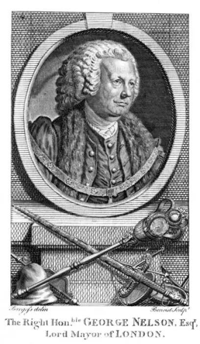 Framed Print : George Nelson, Mayor