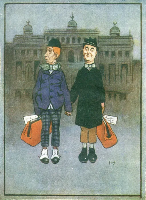 Framed Print : George Robey and Alfred Lester in The Bing Boys are here Framed Print : George Robey and Alfred Lester in The Bing Boys are here