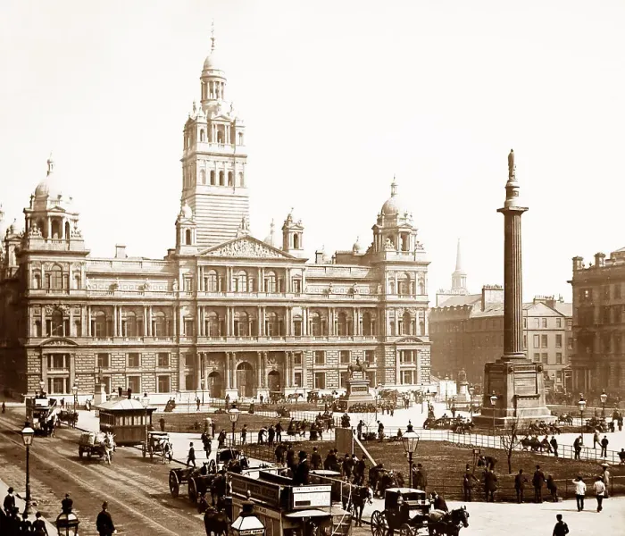 Framed Print : George Square, Glasgow, Scotland Framed Print : George Square, Glasgow, Scotland