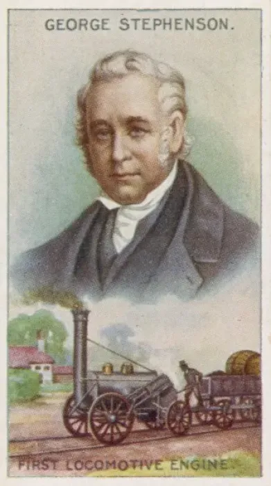 Framed Print : George Stephenson  /  Cig