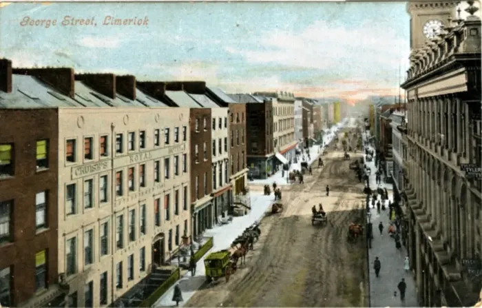 Framed Print : George Street, Limerick, County Limerick Framed Print : George Street, Limerick, County Limerick