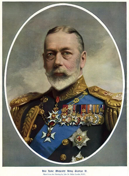 George V (1865 - 1936), King of Britain