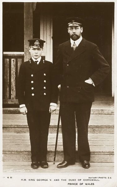 George V and Edward, Prince of Wales