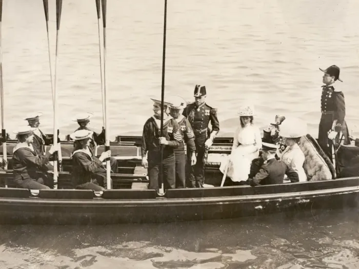 Framed Print : George V and family visiting Ireland Framed Print : George V and family visiting Ireland