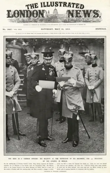 Framed Print : George V as a German officer Framed Print : George V as a German officer